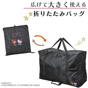 モンチッチ×ハローキティ 超大型 折りたたみボ...の詳細画像1
