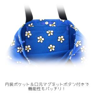 miffy トートバッグ 青花ドレス flow...の詳細画像5