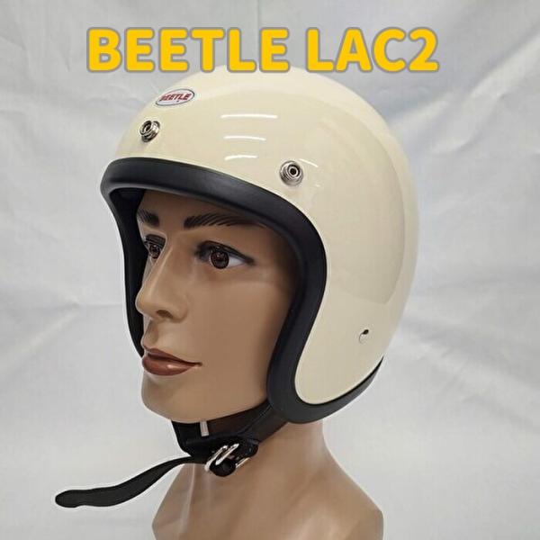 正規取扱店 オーシャンビートル　BEETLE L.A.C-2 アイボリー　艶有り　ヘルメット　OCE...