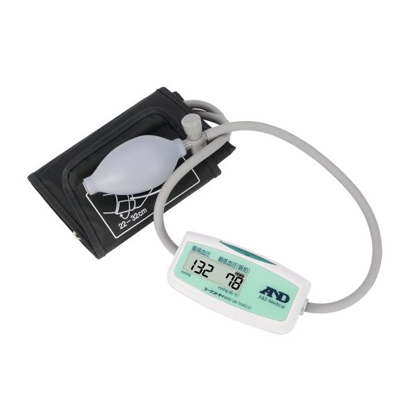 上腕式血圧計 A&amp;D エー・アンド・デイ UA-704ECO 小型 トラベル血圧計 手動加圧 ゴム球...