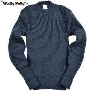 ウーリープーリー コマンドセーター ブルーグレー Woolly Pully