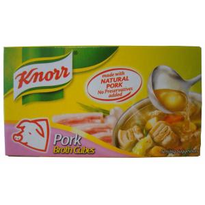 Knorr Pork Broth Cubes 60g 6cubes クノール ポーク ブイヨン キューブ 6キューブ入りの商品画像