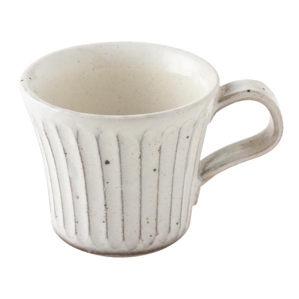 粉引削ぎ目マグ 10305