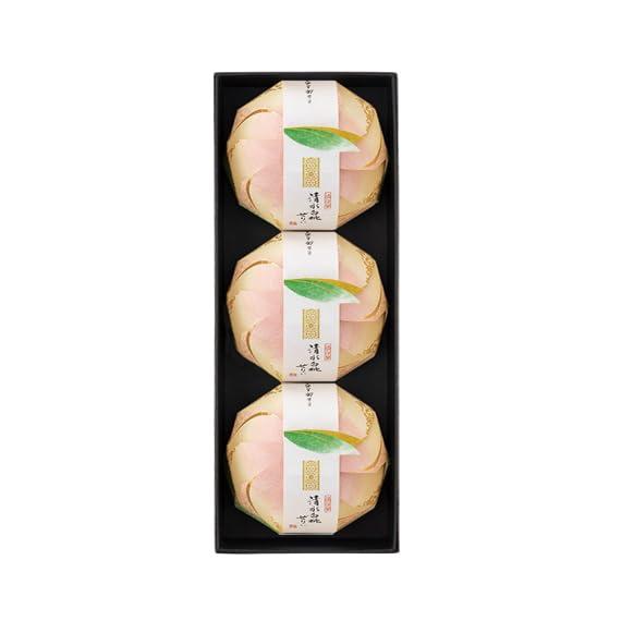 宗家 源吉兆庵 清水白桃ぜりぃ 3個入（ギフト スイーツ 手土産 ゼリー ）