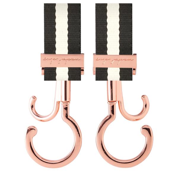 e.x.p.japon PP バギーフック PKG-ブラックボーダー 360度回転 ダブルフック ベ...