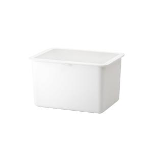 ライクイット (like-it) 米びつ 10kg 日本製 計量カップ付 抗菌剤配合 約幅37×奥行28×高さ21.7cm フタ付き ストックケースの商品画像