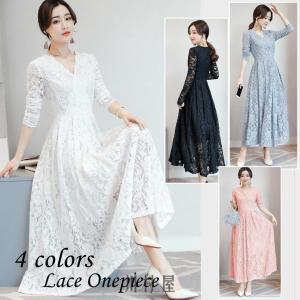 白 レース ワンピースの商品一覧 通販 Yahoo ショッピング