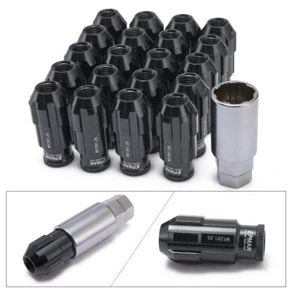 アルミホイールナット　汎用　M12x1.25 M12x1.5 盗難防止