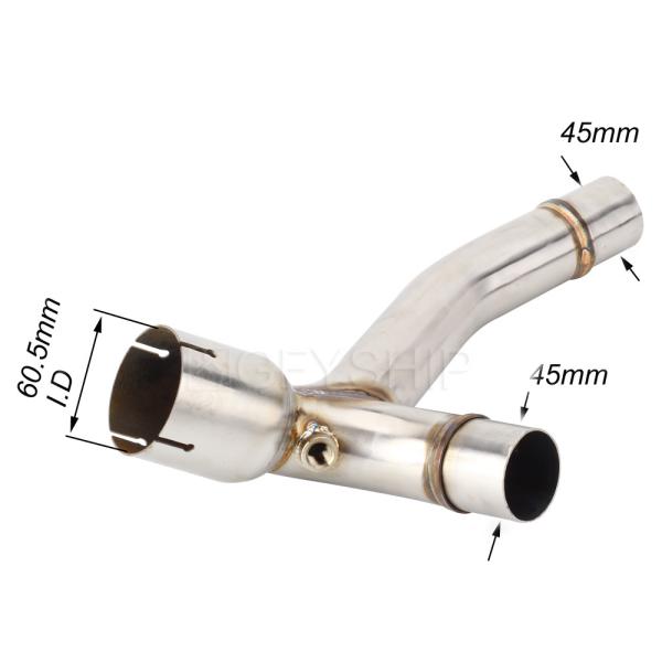 SUZUKI GSX-R1000 2009-2011 K9 L0 L1 ミドルパイプ 触媒レス 触媒...