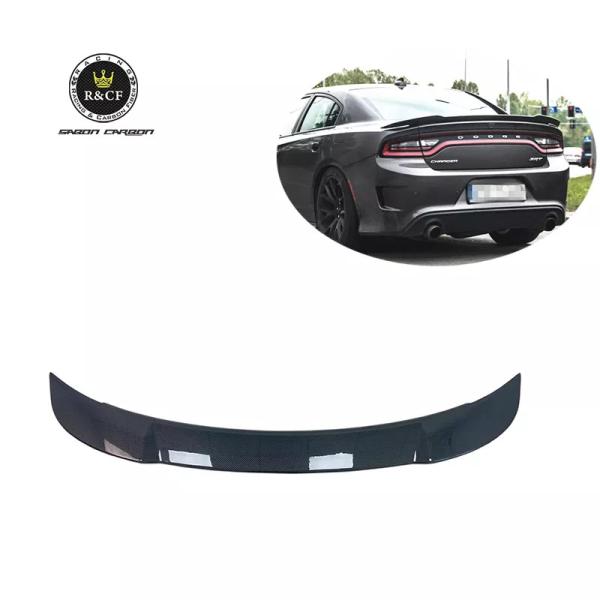 Dodge Charger SRT Hellcat カーボンリアスポイラー カーボンリアウイング ダ...
