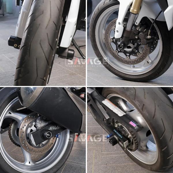 SUZUKI GSR600 GSR750 GSX-S750 アクスルスライダー フロント/リア/前後...