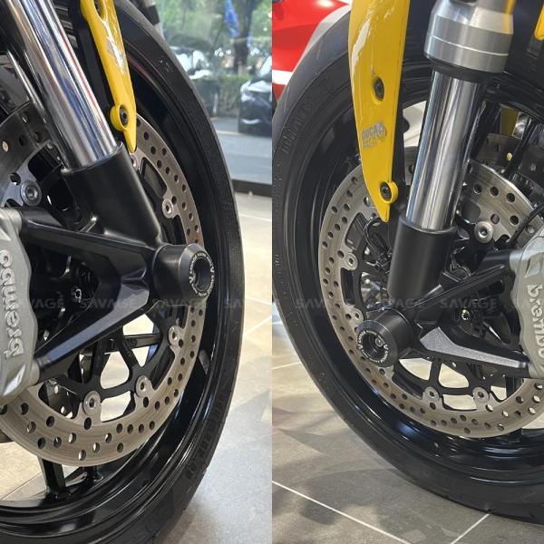 DUCATI Monster 795 696 659 モンスター アクスルスライダー フロント/リア...