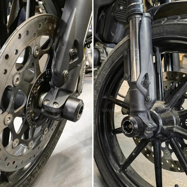 DUCATI SCRAMBLER 400 800 803 アクスルスライダー フロント/リア/前後セ...