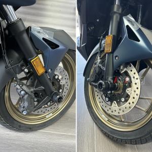 KN企画 YZF-R25・YZF-R3 RCB 鋳造ホイール前後セット SP522（ブラック