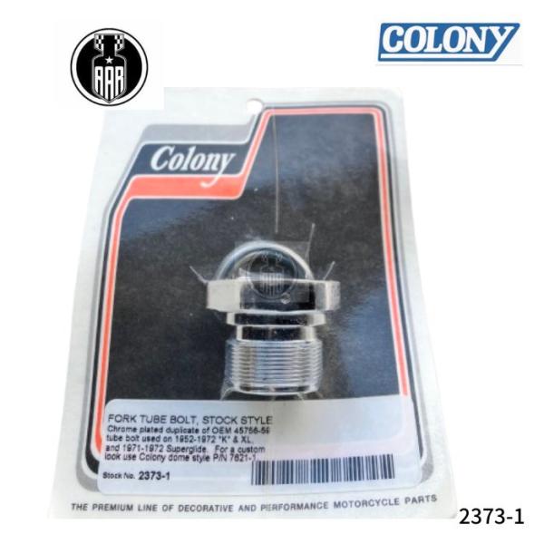 フォーク チューブ ボルト ストックスタイル ハーレー 1952-72年 K XL 1971-72年...