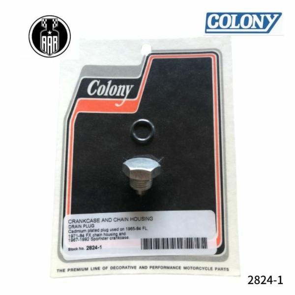 クランクケース チェーン ハウジング ドレン プラグ カドミウムメッキ ハーレーダビッドソン FL ...