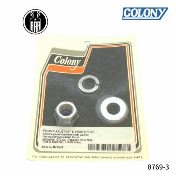 フロント アクスル ナット ワッシャー キット ハーレーダビッドソン 1972年以降 8769-3 ...