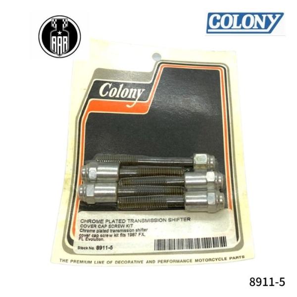 トランスミッション シフターカバー キャップ スクリューキット クローム ハーレー 1987年 FX...