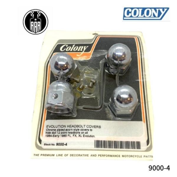 エボリューション ヘッドボルト カバー クローム エーコンスタイル ハーレー 1984年初頭 198...