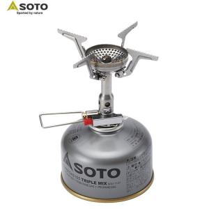 SOTO（新富士バーナー）アミカス SOD-320 OD缶ガス式 シングルバーナー ストーブ ソロキ...