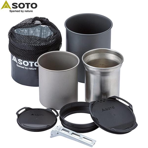 SOTO（新富士バーナー）サーモスタッククッカーコンボ SOD-521 クッカーセット クッカー ソ...