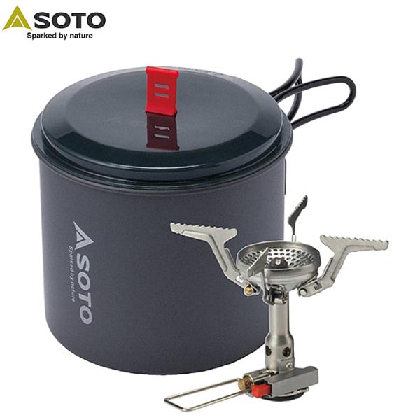 SOTO（新富士バーナー）アミカスポットコンボ SOD-320PC ストーブ クッカーセット バーナ...