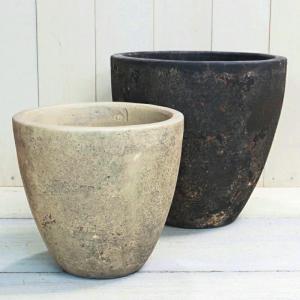 植木鉢 おしゃれ テラコッタ フリットエッグL 30cm 10号 底穴あり 陶器
