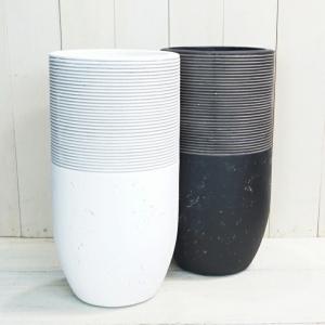 植木鉢 おしゃれ 陶器鉢 MP12 (2色) 26cm 8.5号 底穴あり 受け皿付