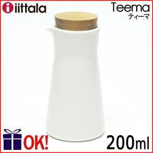 イッタラ ティーマ ピッチャー 200ml 木製栓付 ホワイト iittala Teemaの商品画像