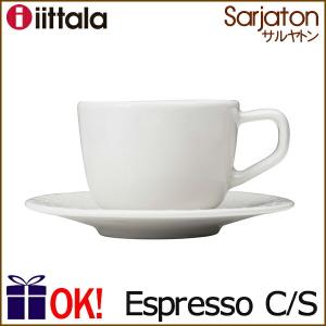 イッタラ サルヤトン エスプレッソカップ＆ソーサー ホワイト レッティ ホワイト レティ iittala Sarjaton Letti｜aarkshop