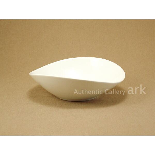 白い器 楕円鉢 Mサイズ 21cm オーバルディッシュ 白 ホワイト 白い食器 ポーセリンアート 絵...
