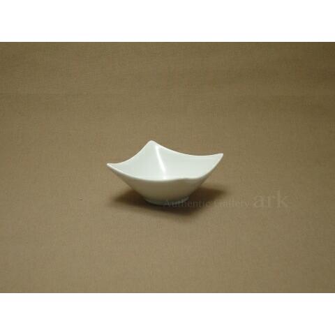 白い器 アーバン角鉢 8cm 白 ホワイト 白い食器 ポーセリンアート 絵付け