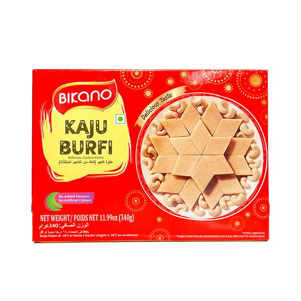 BIKANO カジュバルフィ 340g  KAJU BURFI  冷凍 【クール便】