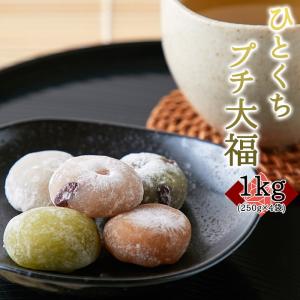 個包装タイプで日持ちもgood!! 急な来客にも☆もちもち♪ ひとくちプチ大福アソート5種1kg (250g×4袋)の商品画像