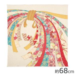 山田繊維 むす美 風呂敷 ふろしき クリーム 3 限定価格セール 二巾13号正絹ちりめん友禅 束ね熨斗