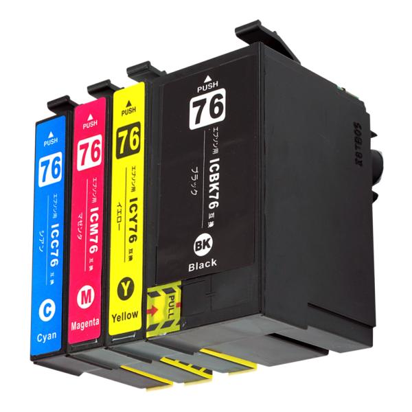 エプソン IC4CL76 (BK/C/M/Y) 4色セット用 地球儀 洗浄カートリッジ EPSON ...