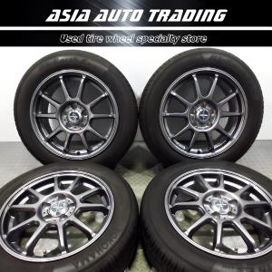 美品 走行極少 BUSTER Eight 6J+43 PCD100-5穴 ヨコハマ ブルーアース ES ES32 185/60R15 2022年後半製造 トヨタ 170 175 シエンタ 等｜aatstore