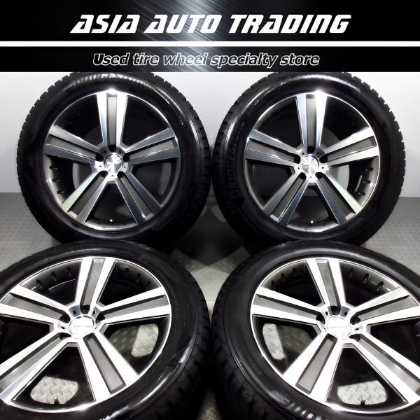 美品 走行極少 ユーロプレミアム 9J+57 9J+44 PCD112-5穴 ブリヂストン DM-V...