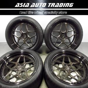 J　【美品バリ溝】BCフォージド 鍛造21インチ　pcd112 4本セット 未使用 鍛造品】BCフォージド RS43 20in 8.5J +42 PCD112