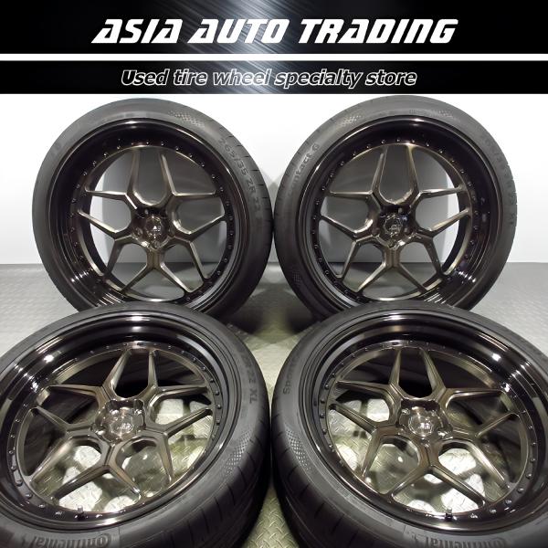 美品 走行極少 BC フォージド MLE53 9.5J+11 11J+13 PCD112-5穴 コン...