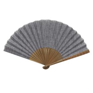 大西賢製販 扇子 麻ダンガリー扇子23cm メンズ F20-34 グレー