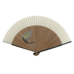 大西賢製販 扇子 男持ち短地シルクペンテックス 福亀 22cm