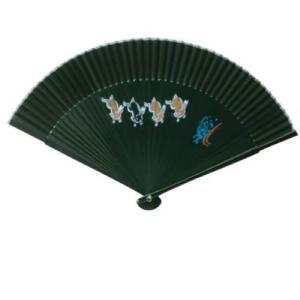 大西賢製販 扇子 男持ち短地シルクペンテックス 跳兎 22cm