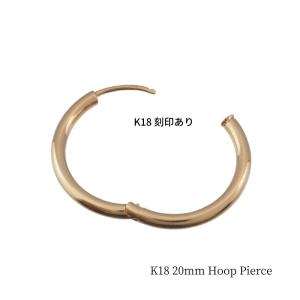 18金 フープピアス メンズ K18 18K ...の詳細画像4