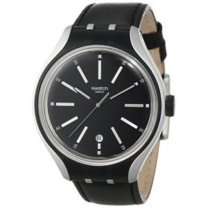 スウォッチSwatch Men's YES4003 Irony Analog Display Swiss Quartz Black Watchの商品画像
