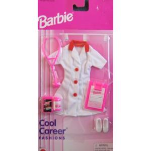 68617 Fashions fit most Barbie & 11.5 size fashion dolls; dolls NOT included. Barbie Cool Career Fashions NURSE Outfit & Accessorの商品画像