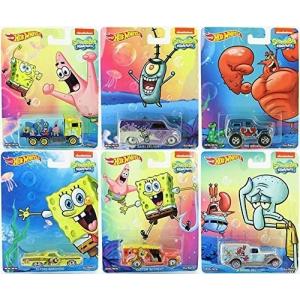 SpongeBob Square Pants Pop Culture set 2015 with Mr. Krabs Squidward Patrick & Plankton Hot Wheelsの商品画像