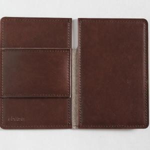 ポケガード スリット   p01  こげ茶　ポケットチーフが沈まない。