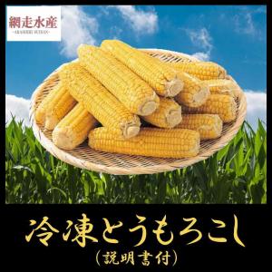 冷凍とうもろこし 10本入 /食べ方説明書付 便利 北海道産 とうきび 新鮮 屋台 バーベキュー 行楽 キャンプ