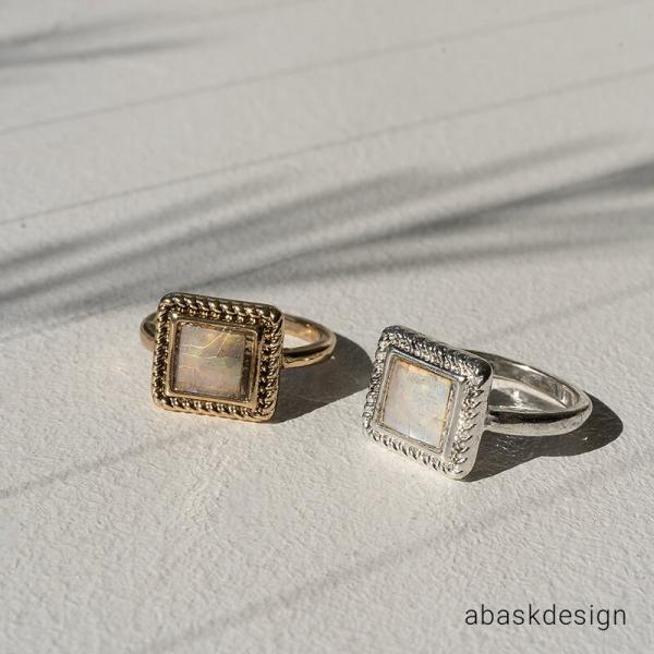 指輪 リング レディース おしゃれ 20代 30代 40代 50代 ladys オシャレ スクエアモ...